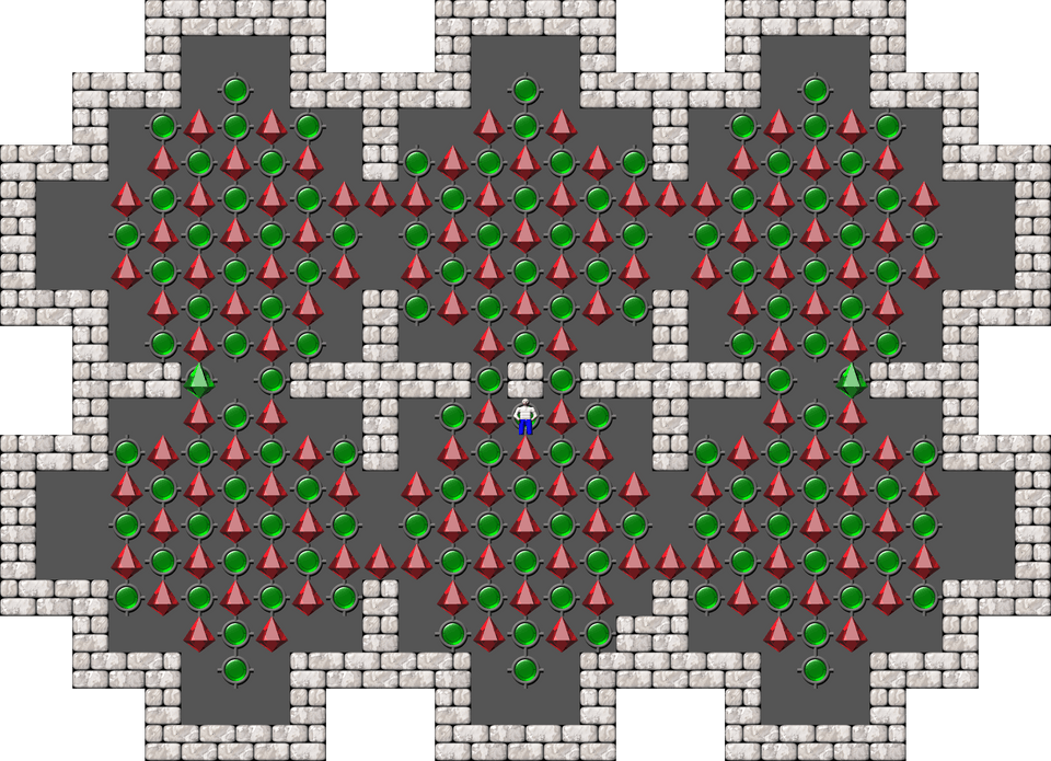 Sokoban Sasquatch 05 Arranged level 23